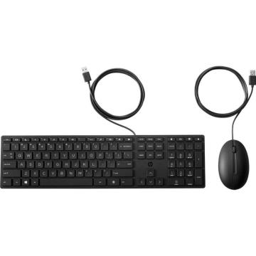Kit tastatura si mouse HP USB 320MK, neagru