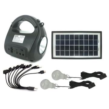 Kit sistem solar cu stick USB si card de memorie Gdlite