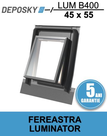 Fereastra luminator pentru pod Deposky Lum B400 45x55