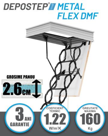 Scara pod metalica - pantograf Depostep Metal Flex DMF