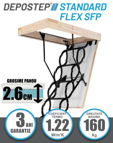 Scara pod metalica - pantograf Depostep Standard Flex SFP