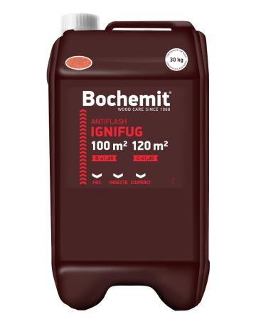 Solutie ignifugare lemn Bochemit Antiflash 30 kg, maro