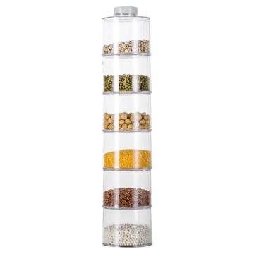 Carusel condimente cu 6 recipiente transparente, Spice Tower de la Startreduceri Exclusive Online Srl - Magazin Online Pentru C