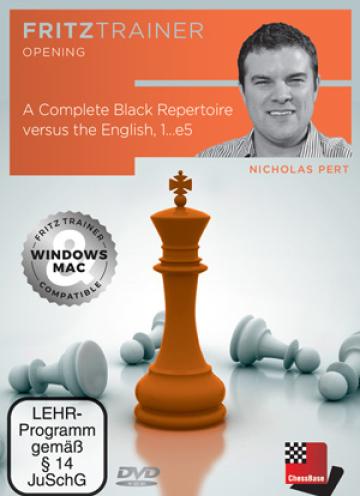 DVD, A Complete Black Repertoire versus the English, 1...e5 de la Chess Events Srl