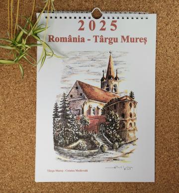 Calendar 2025 cu grafica din Targu Mures