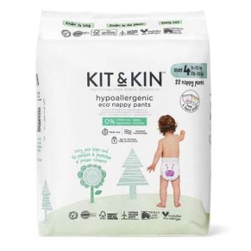 Scutece marimea 4, 9-15 kg, hipoalergenice eco Kit&Kin