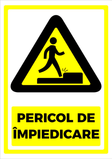 Indicator de avertizare pericol de impiedicare