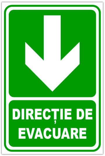 Indicator de securitate iesire in jos