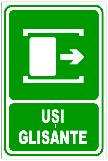 Indicator pentru usi glisante de la Prevenirea Pentru Siguranta Ta G.I. Srl