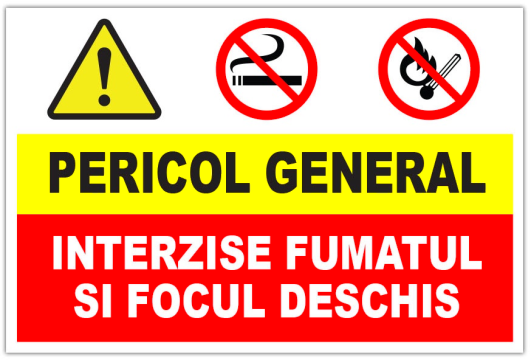 Panou pentru pericol general de la Prevenirea Pentru Siguranta Ta G.I. Srl