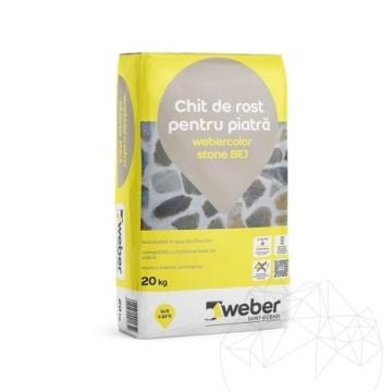 Chit rosturi piatra naturala - Weber Color Stone Bej - 20kg de la Piatraonline Romania