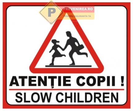 Indicatoare personalizate atentie copii