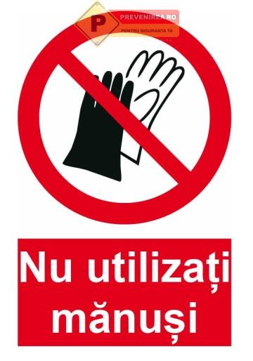 Indicator nu utilizati masini de la Prevenirea Pentru Siguranta Ta G.I. Srl