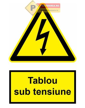 Indicator pentru tablou sub tensiune