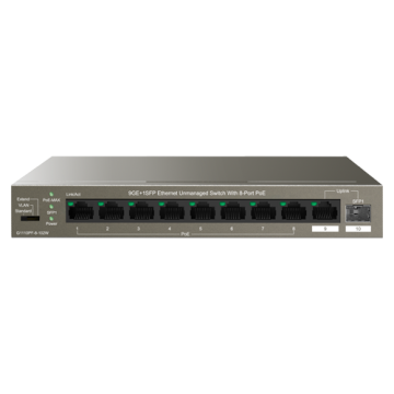 Switch 8 porturi Gigabit PoE, 1 x RJ45 Gigabit Uplink de la Big It Solutions