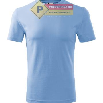 Tricou bleu clasic de barbat de la Prevenirea Pentru Siguranta Ta G.I. Srl