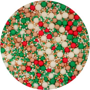 Bomboane perle decor Christmas Sprinkle Mix, 800g