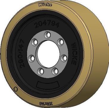 Roata W-VG-350/140-290/FL-S 243467 de la IW Utilaje Srl