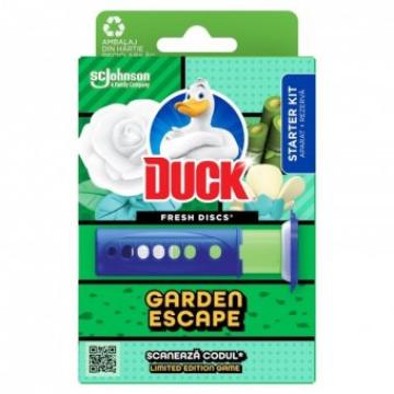 Dispozitiv wc Duck Fresh Discs Garden Escape + rezerva, 36ml