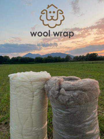 Izolatie termica 100% naturala din lana de oaie de la Wool Wrap