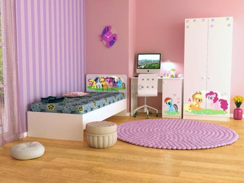Mobila camera pentru fetite Little Pony de la Marco Mobili Srl