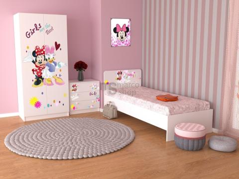 Mobila camera pentru fetite Minnie si Daisy de la Marco Mobili Srl