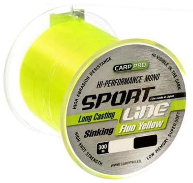 Fir Carp Pro Sport Line, galben-fluo, 300m de la Pescar Expert