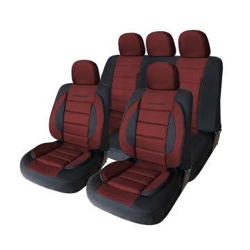 Huse universale premium pentru scaune auto rosu + negru
