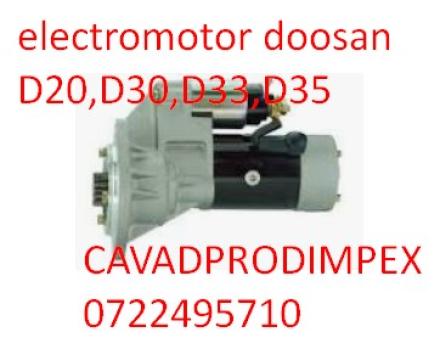 Electromotor pentru utilaj industrial Doosan clasa D20,30,33 de la Cavad Prod Impex Srl