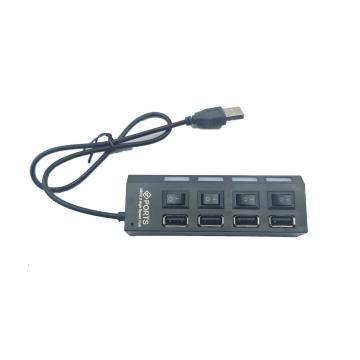 Hub USB cu 4 porturi, 10 cm, negru de la Dali Mag Online Srl