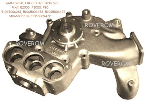 Pompa apa Man D2840 LXF/LF03/LF420, D2842 LF, Man E2000 de la Roverom Srl