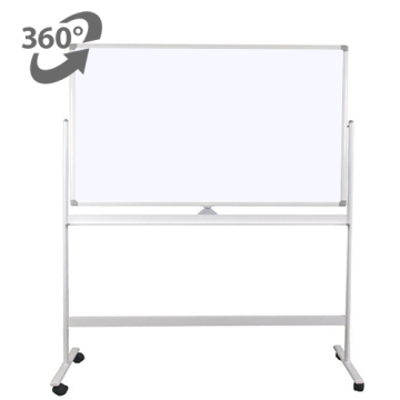 Whiteboard mobil 100x150 cm, cu doua fete, Visual