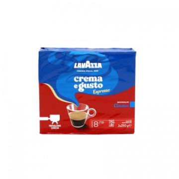 Cafea macinata Lavazza Crema e Gusto Espresso nr.8 2X250g