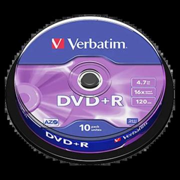 DVD+R Verbatim 16X4.7GB 10buc de la Elnicron Srl