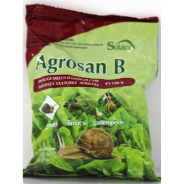 Moluscocid (melci, limacsi, gastropode) Agrosan B 150 gr