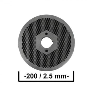 Matrita pentru granulator KL-200 cu gauri de 2.5 mm de la Tehno-MSS Srl