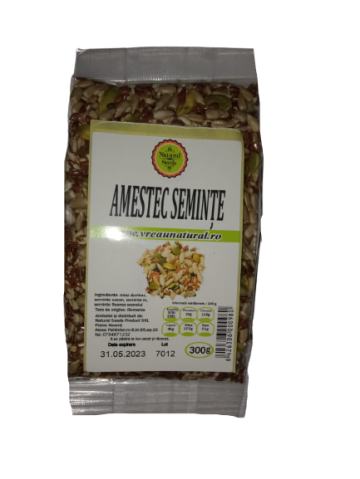Amestec 4 seminte, Natural Seeds Product, 300 gr de la Natural Seeds Product SRL