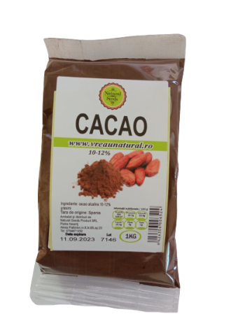 Cacao alcalinizata 10-12%, Natural Seeds Product, 1Kg de la Natural Seeds Product SRL