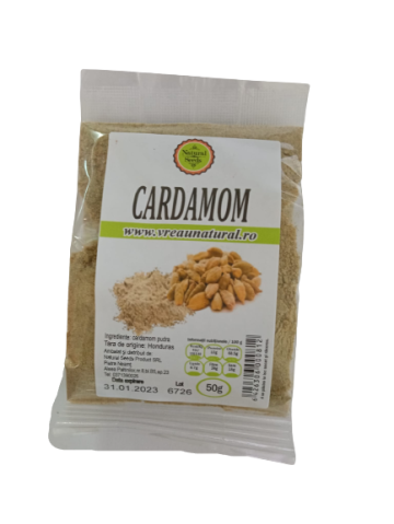 Cardamom pudra 50g, Natural Seeds Product de la Natural Seeds Product SRL