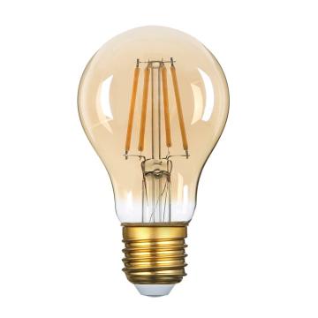 Bec LED A60 8W E27 - filament - sticla aurie - dimabil de la Casa Cu Bec Srl