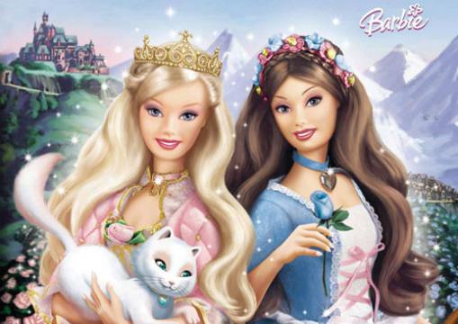 Vafa tort Barbie cu pisica si prietena sa - Lumea de la Lumea Basmelor International Srl
