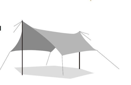 Adapost camping 5.5x4.3m de la Etoc Online