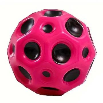 Minge saltareata, Super Space Ball, 7 cm, Roz