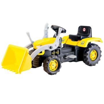 Jucarie tractor cu pedale pentru copii Dolu, galben de la Etoc Online