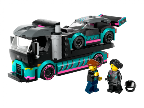 Joc Lego Masina curse camion transport Lego 60406