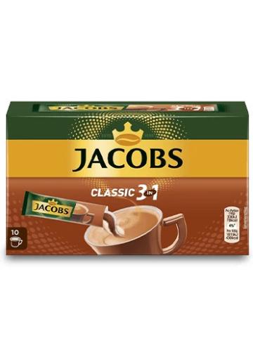 Cafea instant, Jacobs Classic 3 in 1, 180gr(10 plicuri)