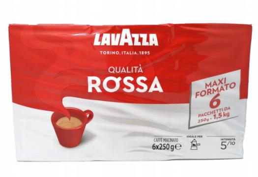Cafea macinata Lavazza Qualita Rossa 6x250 g