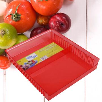 Cutie depozitare alimente in frigider - rosu