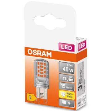 Bec LED Osram PIN, G9, 4.2W, 470 lm, lumina calda de la Etoc Online