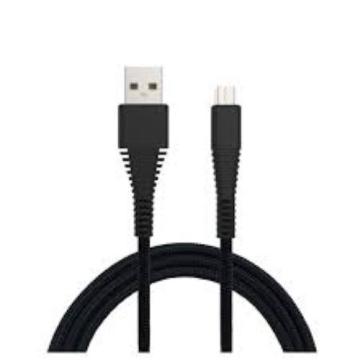 Cablu microUSB tata - USB 2.0 tata 1.2m negru rezistent de la Electro Supermax Srl